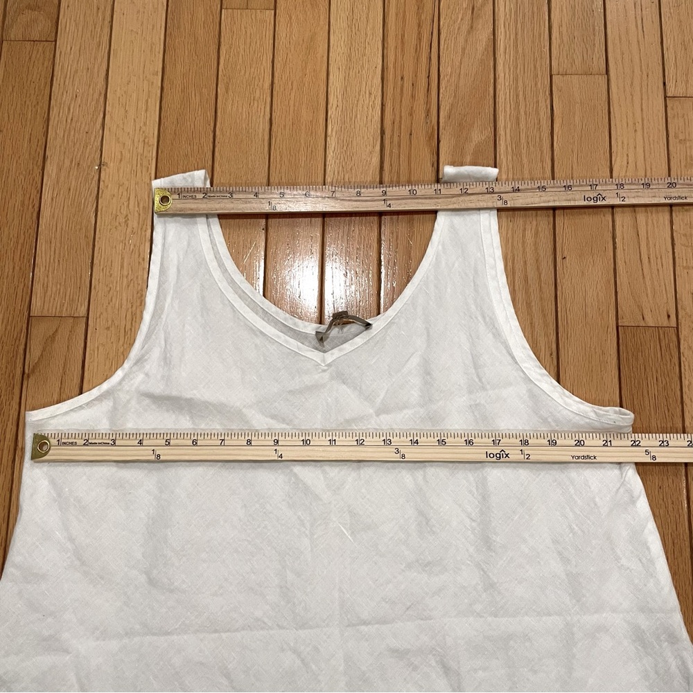 FLAX Linen Short Dress Woman Size Large - Picture 4 of 6